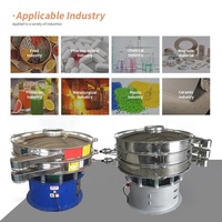 1-4 Schichten Edelstahl-Rundrotations-Vibrationssieb-Pulvers ieb maschine Rundes Vibrations sieb zum Verfeinern von Salz