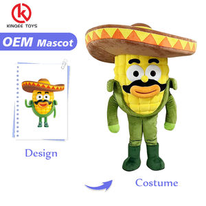 किंकी कस्टम कॉसप्ले यूनिसेक्स इन्फ्लेटेबल कार्टून कैरेक्टर प्लेग्राउंड ड्रेस अप मैस्कॉट कॉस्टयूम वयस्क मकई पोशाक - Product Image 1