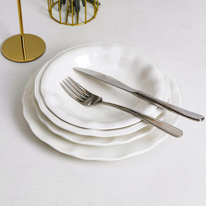 Vaisselle en porcelaine en gros, assiettes en porcelaine, nouvelle porcelaine osseuse, assiettes en porcelaine pour restaurant - Product Image 4