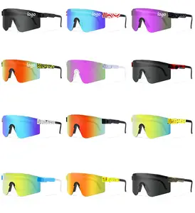 النظارات الشمسية الرياضية المضادة للرياح UV400 للعلامة التجارية فعالة من حيث التكلفة