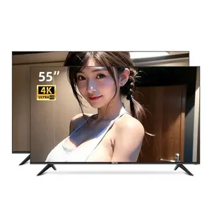 New Design Full Color Slim Led Lcd 55 Inch Smart 4K De 55 Polegadas Smart Tv