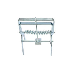 Piège à taupe à griffes à ressort sans poignée en acier galvanisé robuste Clip de taupe sans cruauté pour chambre à coucher en plein air et utilisation à l'hôpital - Product Image 1