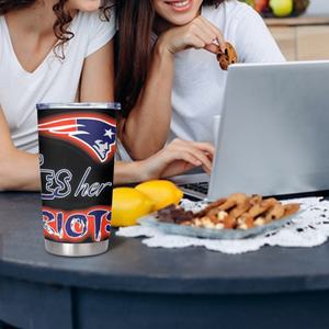 Nuevo Vaso Térmico de Acero Inoxidable <span class=keywords><strong>con</strong></span> Diseño de la Leyenda 'This Girl Loves Her Patriots', Botella Aislada, Taza de Viaje de Fútbol Americano, Regalo de Navidad Personalizado - Product Image 5