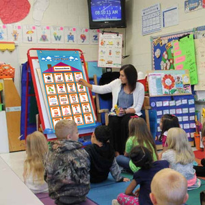 อุปกรณ์ช่วยสอนเพื่อการศึกษาปฐมวัยกระเป๋าใส่การ์ดไวยากรณ์สำหรับเด็กกระเป๋าเรียนรู้ภาษาอังกฤษสุดสร้างสรรค์ใหม่ - Product Image 4