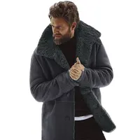 Abrigo personalizado de piel para hombre, abrigo de piel de marta cibelina de talla grande a la moda