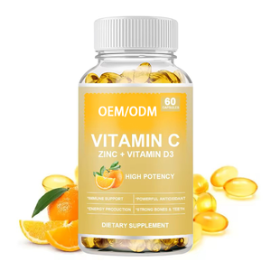 Suplemento Alimenticio OEM ODM, Cápsulas Blandas de Vitamina C, <span class=keywords><strong>Zinc</strong></span> y Equinácea, Softgel de Vitaminas para el Apoyo Inmunitario - Product Image 2