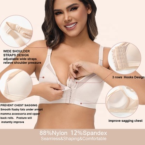 YIQUN <strong>Shapewear</strong> <strong>Manufacturer</strong> Plus Size Sports Bras Post Partum Binder Front Closure Push-up Shaping Bra Bra for Women - Product Image 2