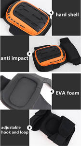 Sıcak satış profesyonel koruyucu donanım dizlik Brace jel diz koruma ağır Kneepads - Product Image 2