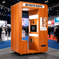 Photomaton pliable, design démontable, économie sur les frais de transport, pièces amovibles pour location, photomaton selfie, couleur personnalisable