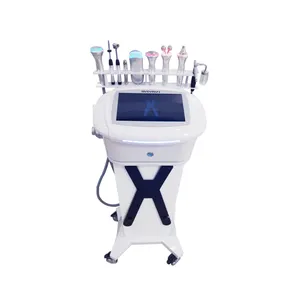 Dermabrasion appareil 8in1 lifting Blanchissant la peau serré points noirs machine faciale de retrait