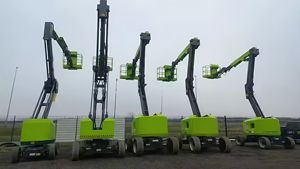 รถกระเช้าบูมแบบยืดหดได้ 14 เมตร รถเครนยกแบบยืดหดได้ แท่นทำงานบนที่สูง รุ่น ZA22J-V - Product Image 5