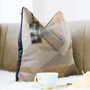Tùy Chỉnh Vuông Pillowcase Trang Chủ Sofa Trang Trí Cushion Cover Jacquard Satin Dệt Vải Với Lụa Và Mịn Cảm Giác - Product Image 2