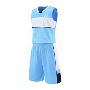 Uniforme transpirable personalizado de baloncesto para hombre con impresión de logotipo conjuntos de MOQ bajo - Product Image 1