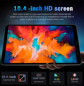 Tablette Android originale, nouvelle tablette Android 11.0 de 10,1 pouces, grand écran, double carte SIM, double RAM 6 Go + ROM 128 Go - Product Image 4