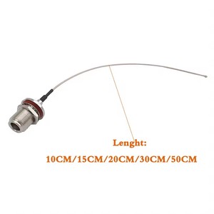 สายเคเบิล N Female to <span class=keywords><strong>IPX</strong></span>/UFL RG178 พร้อมหัวต่อ RF Coaxial แบบ N Type Nut Bulkhead Jack ไปยังสาย <span class=keywords><strong>IPX</strong></span> Pigtail สำหรับการ์ด PCI Wifi และเราเตอร์ไร้สาย - Product Image 2