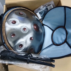 Vente en gros de tambour <span class=keywords><strong>Handpan</strong></span> de 22 pouces, logo personnalisé, acier inoxydable, avec sac de transport - Product Image 5