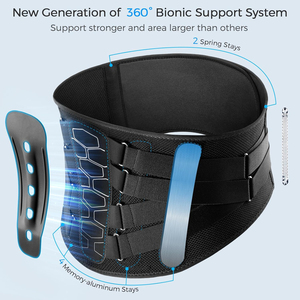 <span class=keywords><strong>Ceinture</strong></span> <span class=keywords><strong>de</strong></span> soutien <span class=keywords><strong>lombaire</strong></span> élastique réglable médicale avec 8 sangles <span class=keywords><strong>de</strong></span> compression, <span class=keywords><strong>ceinture</strong></span> <span class=keywords><strong>de</strong></span> soutien <span class=keywords><strong>lombaire</strong></span> confortable pour le dos - Product Image 4