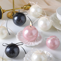 Bougie en cire solide sphérique parfumée, écologique, sans fumée, pour la maison, les mariages, les fêtes, la décoration de table, l'aromathérapie, l'assainisseur d'air