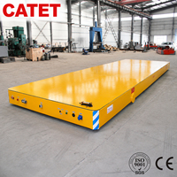 Chariot de transfert électrique sans rail de 15 tonnes pour le transport de marchandises et la manutention de matériaux en entrepôt