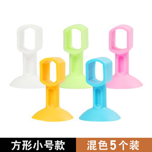 Almohadilla Anticolisión de Silicona para Manija de Puerta, Cubierta Protectora Anticolisión, Ventosa, Amortiguador Silencioso, Accesorios para Puertas y Ventanas - Product Image 3