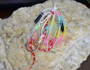 글로우 타이 카부라 실리콘 고무 스커트 베이트 지그 루미너스 교체용 트윈 훅 스페어 훅 슬라이더 리그 트레일러 루어 어시스트 훅 - Product Image 6