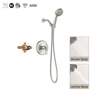 Ensemble <span class=keywords><strong>de</strong></span> douche et <span class=keywords><strong>baignoire</strong></span> encastré mural Health UPC, <span class=keywords><strong>baignoire</strong></span> moderne complète, robinet mélangeur à levier unique en laiton pour salle <span class=keywords><strong>de</strong></span> bain - Product Image 2