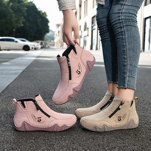 <span class=keywords><strong>Botas</strong></span> de Trabajo para Mujer, <span class=keywords><strong>Botas</strong></span> Cortas Estilo Martin, <span class=keywords><strong>Botas</strong></span> de Seguridad, <span class=keywords><strong>Botas</strong></span> Chukka para Senderismo y Excursionismo, de Microfibra, Hechas a Mano - Product Image 6