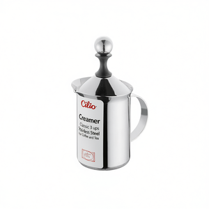 Cilio Creamer Classic 3 tasses en acier inoxydable pour café et thé - Product Image 2