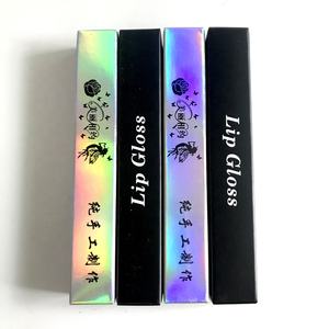 自定义私人标签黑色玫瑰金口红唇彩纸礼品包装盒，美容睫毛膏包装盒 - Product Image 4