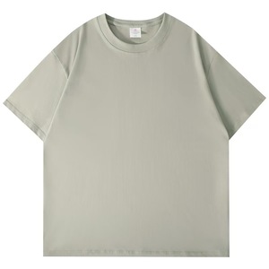 T-shirt Giapponese da Uomo a Maniche Corte da 300 Grammi, Maglietta Estiva Larga a <span class=keywords><strong>Mezza</strong></span> <span class=keywords><strong>Manica</strong></span>, Abbinata a una Sottomaglia Bianca - Product Image 5