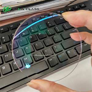 Lentilles optiques bifocales HMC à plat 1,56, deux pièces, UV400, blanches, diamètre 70 mm, vente chaude en usine - Product Image 4