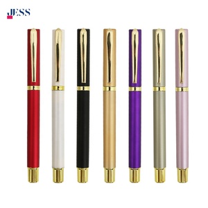 Bán Buôn Tùy Chỉnh Quảng Cáo Gel Bút 0.5Mm Carbon Chữ Ký Nhựa Con Lăn Bút Với Vàng Bộ Phận Văn Phòng Trường Đầy Màu Sắc Bút - Product Image 1
