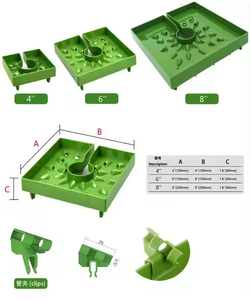 6-Inch Hydroponic Grow <strong>Pot</strong> for Growth Large <strong>Plastic</strong> Culture Substrate Cultivation on Flood <strong>Table</strong> for Gardens and Nurseries - Product Image 2