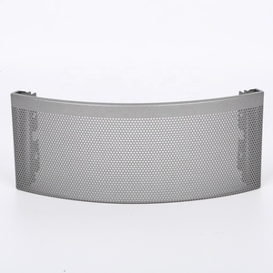 Speaker Grille Mesh Custom Speaker Grill Cover Premium Car Metal Perfurado 4 Polegadas PVC Coated Steel Screen Speaker Net 006