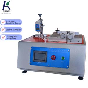 Machine d'essai de fatigue de peinture de bord à commande tactile, directement de l'usine, pour les tests de flexion de la durabilité du revêtement des sangles de sac - Product Image 1