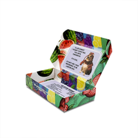 Offre Spéciale : Boîtes d'expédition ondulées, pliables, avec impression CMJN, revêtement UV complet, pelliculage mat, recyclables, pour emballage cadeau et vêtements, gaufrage, format carré
