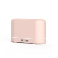 Diffuseur d'huiles essentielles en plastique 280 ml, effet volcan flamboyant, humidificateur d'aromathérapie électrique USB avec lumière LED, pour table, alimentation par batterie, garantie 1 an