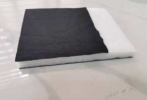 Pièces de siège en tissu non tissé de coton blanc, ajustées, peu encombrantes, à absorption acoustique efficace, pour cartes de porte de voiture et tableaux de bord - Product Image 3