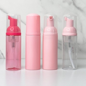 Empty Plastic Foam <b>Pump</b> <b>Bottle</b> 30ml 50ml 60ml 100ml 150ml 200ml pink PET Facial Cleanser Mousse Foam <b>Pump</b> <b>Bottle</b> - Product Image 1