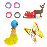 Filament PLA imprimé lisse, sécurité et protection de l'environnement, 5 m/rouleau, diamètre 1,75 mm, pour stylo 3D