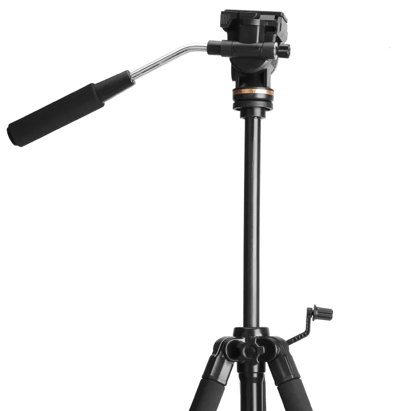 Q111Sプロフェッショナルポータブルトラベルアルミニウムカメラ三脚 & 一眼レフデジタルカメラ用なべ頭