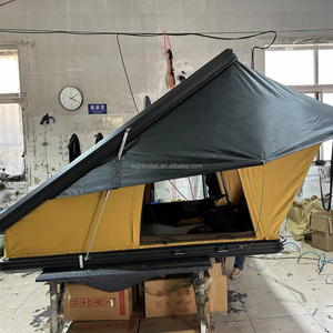 <span class=keywords><strong>Tente</strong></span> <span class=keywords><strong>de</strong></span> <span class=keywords><strong>toit</strong></span> rigide EM 4x4 pour camping-car, design à charnière X OEM, intérieur spacieux, charnière X en aluminium avec éclairage LED - Product Image 6