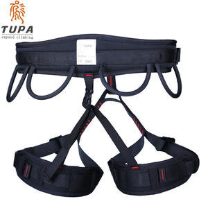 Arnés de Escalada de Medio Cuerpo Tupa, Poliéster Ajustable, Conexión Rápida, 4 Anillas en D, Acolchado en la Cintura, Equipo de Seguridad para Exteriores - Product Image 3