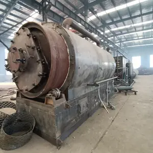 Runda 1TON Waste Plastic Tire Recycling Processing Oil Refining Equipment