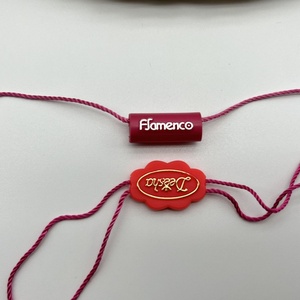 Custom Luxury Round Hangtag Rope Polyester <b>String</b> Product Seal Metal Head Security Seal Hang Tag <b>String</b> for Clothing <b>Bags</b> - Product Image 4