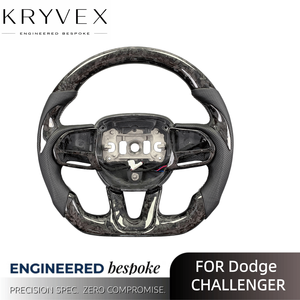 Volante de Fibra de Carbono Personalizado Kryvex para <span class=keywords><strong>Dodge</strong></span> Charger SRT - Product Image 2