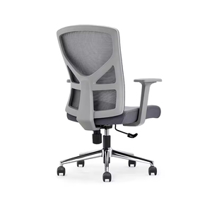 Chaise de travail ergonomique moderne réglable avec siège en mousse à mémoire de forme et base en alliage d'aluminium pour bureaux, salles de conférence et postes de travail - Product Image 5