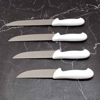 Couteau de chef en acier inoxydable 3Cr13 avec manche en PP - Ensemble de couteaux de cuisine de 6/7/8/9/10 pouces pour la cuisine professionnelle et domestique