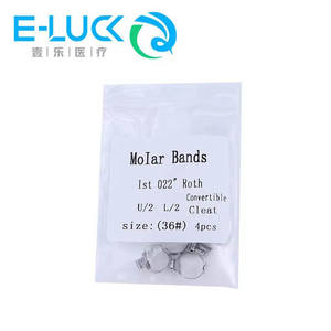 Vendita calda dentale ortodontico fascia molare ortodontica Gap Metal Band staffe <span class=keywords><strong>Bicuspid</strong></span> accessori per il trattamento orale - Product Image 5