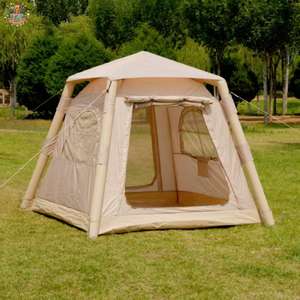 Tente gonflable <span class=keywords><strong>de</strong></span> <span class=keywords><strong>camping</strong></span> et <span class=keywords><strong>de</strong></span> pêche d'été pour l'extérieur, 4 m², tissu Oxford, une chambre, résistante à l'eau, installation rapide - Product Image 2